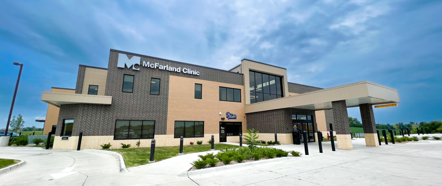 Exterior of McFarland Clinic Marshalltown